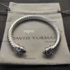 Nieuwe 2024 Dy Desginer David Yurma Sieraden Top Kwaliteit Bracelet Simple en Elegant Popular Woven Twisted Rope Fashion Ring David Bracelet Punk Jewelry David Size 2 947