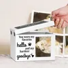 Pet Ashes Urn Wooden Po Frame Dog Ashes Keepsake Pet Urns Large Memorial Urns Pet Ashes Po Box Dog Urns Pet Cremate Urn 240424