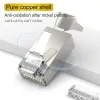 Drive xIntyLink New Cat8 Cat7 CAT6A RJ45 CONNECTEUR 50U RJ 45 ETHERNET CABLE PLIGNET