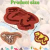 Moulds Dinosaur Chocolate Silicone Mold Dino Bones Fossil Skeleton Kids Funny Mould DIY Baking Tool For Candy Gummy Halloween Christmas