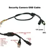 Kabel OSD do aparatu Sony Effio-E lub innej obsługi Obsługa OSD AHD Analog Camera Kabel
