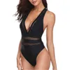 Swimming Suit Women's One-piece Triangle Solid Color Waist Closure, Belly Covering, Slimming Mesh Splicing Bikini