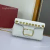 Diagonal Vlogoo Valentyno Bag Rivet Lady Sacs d'événement Rock Chain Stud Purse 2024 Fashionable Span 2024 Early Spring