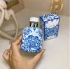 Üst versiyon kalitesi 5a marka açık mavi erkek parfüm 125ml homme yaz vibes kokusu edt edt iyi koku uzun ömürlü kolonya sprey