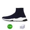 2024 Luxe graffiti herenontwerper Sock Shoes Boots Snelheid Trainer Zwart Wit Red Speeds 2.0 Duidelijke Sole Running Socks Designers Platform Loafers Sneakers Women Women