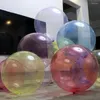 Décoration de fête 5pcs Ballon à bulles cristallines colorées 18/26 / 36 pouces rond Bo Bobo transparent Balloons clairs Marriage Decro Helium gonflable