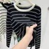 Maglione designer maglioni femminili a maglia 2024 autunno inverno inverno a lungo manica all'interno di pezzi sciolti tops render le donne sfoderate più cameriere slim