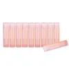 Makeup Brushes 4x10x 5G Empty Lipstick Tubes Refillable Lip Gloss Bottles Vials Pink