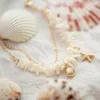 Braccialetti di fascino Amaiyllis Beach Sea Star Shell Charms Bracciale per donne boemia patatine flips oceano pulseras in stile oceano