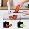 Keuken Dicing Fruit Vegetable Cutter Rasphak Uien Dicing Tool Knoflook Press Kook Cutting Keukengadgets 240422