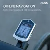 XOSS NAV PLUS COMPUTER WIRELICY CYCLING GPS Speedometer MAP MAP MAPIGINE