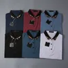 New product creative design POLO shirt, brand designer men's and women's three label embroidered short sleeved POLO