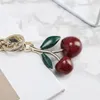 2024Key Rings bag accessories bag charm Handbag pendant coach handbags keychain women's exquisite Internet-famous crystal Cherry car accessories high-grade q1