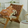 Poduszka 2024 Brown Turting Pillows Puse Case 30x50/45x45/50x50cm grubość czystej bawełny Covers Sofa Decor Home Decor