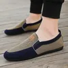 Casual schoenen Men Loafers rijden Mode Boat Boot Footwear Man Brand canvas mocassins 2024 Comfy Drive voor heren voor heren