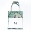 Förvaringspåsar Johannes Vermeer Exhibition Rembrandt Double Print Lady Shopping Nordic Shopper Bag Canvas Tote Women stormarknad Handväska