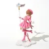 Anime urocza różowa karta porywacz sakura figurki modele figurki figurka modelka
