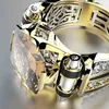 Anelli di nozze classiche Diamond Mens Multi-elementi classici Color Gem Party Ring Ring Anniversary Gift Gioielli all'ingrosso