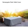 Abdeckungen 90 Größen Outdoor -Terrasse Gartenmöbel Wasserdcover Regen Schneestuhlabdeckungen für Sofa Tischstuhl Staubabdeckung