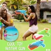 Super Water Gun Blaster Boaker Squirt Ideas Juguetes de regalo para la piscina al aire libre de verano Peach Beach Sand Water Fighting 240412