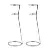 Armazenamento de cozinha 2pcs bancada de bancada Easy Milk Frother Frother Aço inoxidável Rack de café Durável Moderno de batedor de serviço pesado