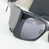 Grands lunettes de soleil Black Blaze pour femmes grandes lunettes de soleil Designers Sonnenbrille Gafas de Sol Uv400 Protection Eyewear avec boîte