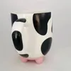 Mugs Amazon Spot Selling Ceramic Cute Cartoon Mug Creative Cow Coffee Cup.