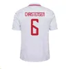 Denmarks piłka nożna koszulka chicharito 2024 2025 EURO CUP CAMISETAS KIT KIT National Drużyna narodowa domowa wersja gracza koszulka piłkarska Christensen Dolberg Jensen Eriksen