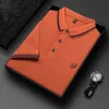 Fred Polo Perry Männer Designer T-Shirt Top-Qualität Luxus modische modische lose und komfortable Polos Sommer mittleren Alters ältere Geschäftsleute Kurzärmelige Polo-Hemd Freizeit