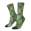 Calcetines para hombres Catcus Garden Harajuku Súper Súper Softs Accesorios de larga duración para el regalo de cumpleaños de la mujer del hombre