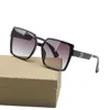 Luxe gloednieuwe dames zonnebrillen Universele vierkante zonnebril Mode brief D Buiten veelzijdige bril