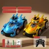 2 Pcs Remote Control Toys Bumper Car Party Favor Crash Bounce Ejection Light High Speed for Teens Children Holiday Gifts 240426