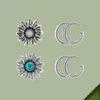 Örhänge Studörhängen Designer G Luxury Jewellery Bijoux S925 Silver Pin Asymmetrical Magritte Flower New Fashion High Quality Womens Mens Free Frakt grossist