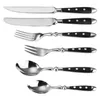 Dinnerware Sets Stainless Steel Knife And Fork Sharp Preferred Tableware V-shaped Cutting Edge Durable Rounded Wear Resistance