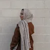 2024 S KEFFIYEH IMPRIMÉ MUSLUMES MUSLIMES HIJAB KEFFIYEH PALESTINE Échec de haute qualité Hijab Muslim Womens Châle 185 * 70cm 240419