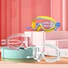 Occhiali da nuoto anti nebbia immersioni larghi occhiali da nuoto a telaio con piscina per occhiali professionisti