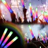 RGB LED Glow Foam Stick Cheer Tube Colorful Light Glow In The Dark Birthday Wedding Party Supplies Festival Party Decorations 240422