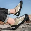 Casual Shoes Men Sneakers Sport Lekkie krowi zamszowe skórzane oddychane buty męskie mieszkania Tenis zapatillas hombre