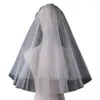 Bridal Veils Elegant Lace Mantilla Veil Short For Wedding Bride Po Wear