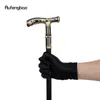 Panda nera dorata Compass Walking Cane Cane Fasci