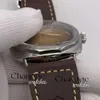 2024 unisex luksusowy zegarek klasyczny okrągły kwarc na rękę Pererei Radiomir 3 Jours Acer Brevet Marron Cadran Main Vent Hommes Montre wl i6he