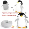 Travesseiros de viagem em forma de U deformável S Cushion Plush Toy Neck Pillow 240415