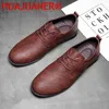 Casual Shoes 2024 Mens Leather Business Oxford Classic Minimalist For Men Fashion Formal Office Spring Autumn