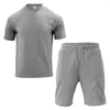 Męskie szorty T-shirt Shorts Sete Sportswear O-Neck Talia stała strój do aktywnego stylu życia