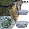 Accessories Foldable Drop Fishing Landing Net Crayfish Shrimp Catcher Tank Casting Network Mesh for Fish Eels Trap Cage Prawn Bait Crab