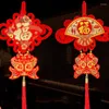 Dekoracyjne figurki chińskie węzeł wisior salon duży fu słowo pokój fortuna z sercem wysokiej jakości wiosenny festiwal dekoracja roku