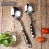 Dinnerware Sets Stainless Steel Knife And Fork Sharp Preferred Tableware V-shaped Cutting Edge Durable Rounded Wear Resistance