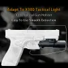 Lichten tactisch wapenlicht x300 ultra pistool pistool surefir x300u fakkel geweer pistool flitslicht kydex glock holster wit licht