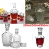 1 stks 200 ml500 ml850 ml Crystal whisky wijn s glazen fles dop stopper drinkbar decanter 240420