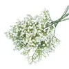 Dekorative Blumen 12pcs 50 cm Langes Baby Atem künstlicher Gypsophila Echtes Touch für Hochzeitsfeier Hausgarten Brautdusche Dekoration